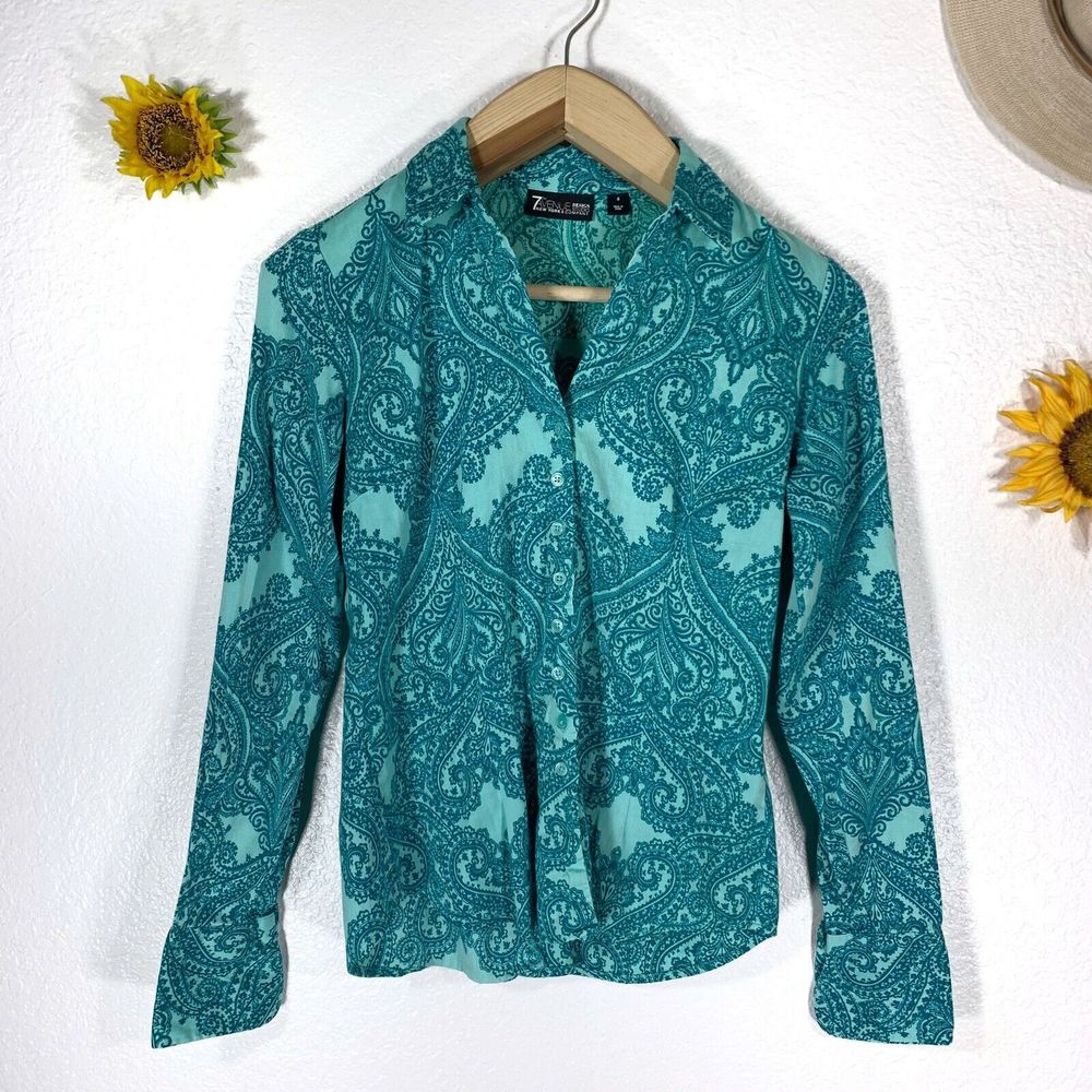 7th Avenue Design Studio New York Studio Blouse Size Small Women’s